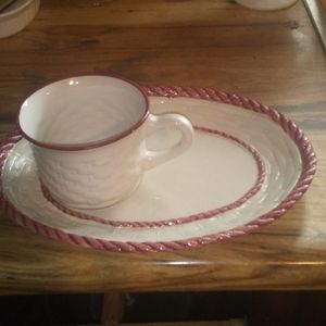 Cup and plate